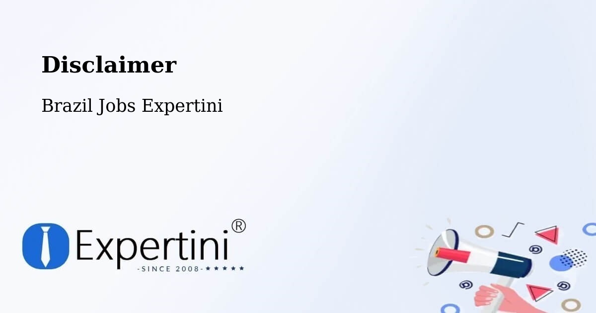 Disclaimer – Umarizal - Brazil Jobs Expertini